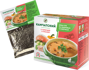 Крем-суп «Камчатский» с горбушей и треской